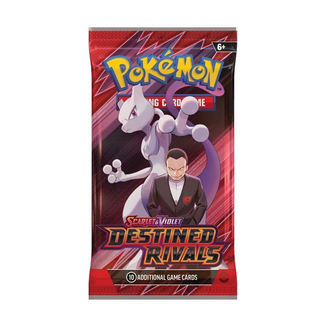 SV10 Destined Rivals booster paketi ön yüzü – İngilizce Pokémon kartları